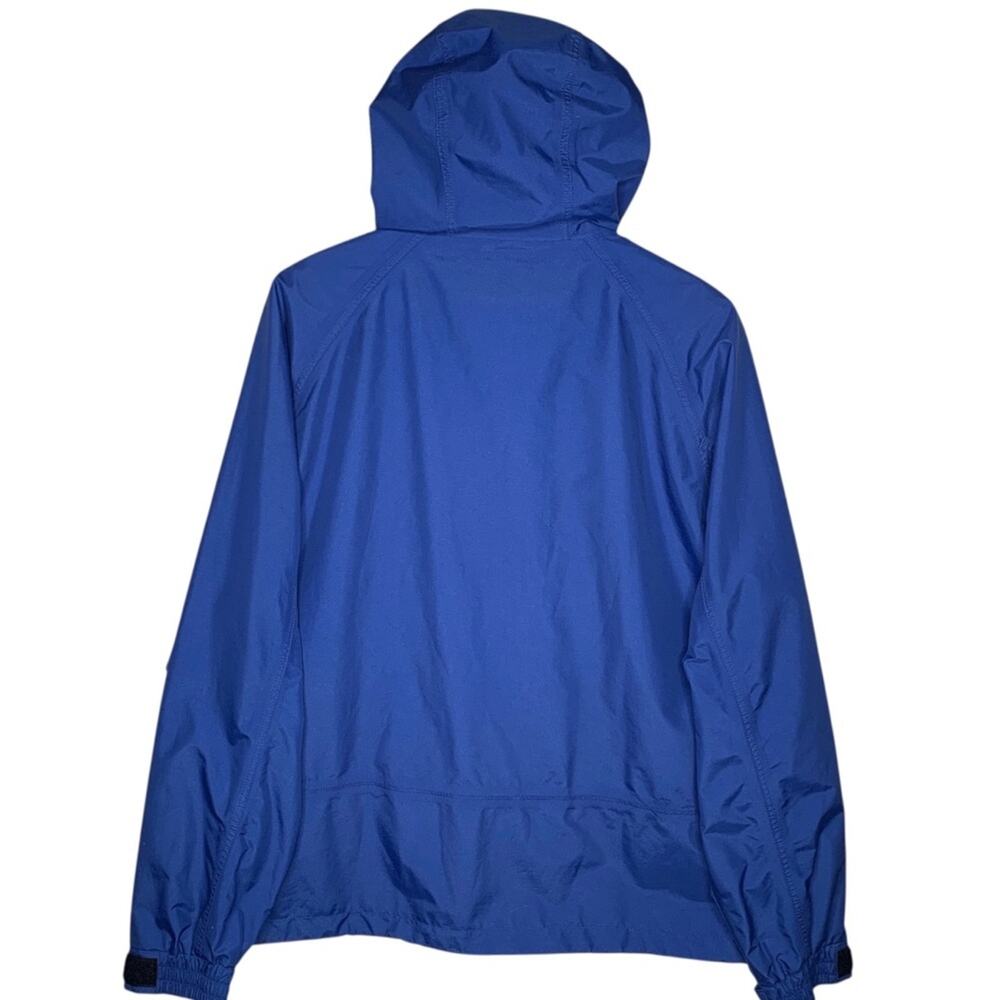 Cabela's Gore Tex Rain Jacket L Blue Waterproof Hooded Granola Gorpcore Shell - Picture 2 of 14